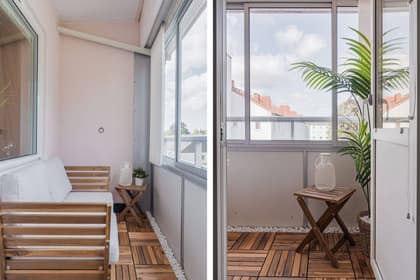 Balkong eller utsiktsbild