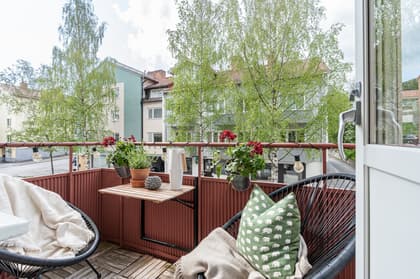 Balkong eller utsiktsbild