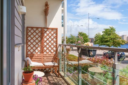 Balkong eller utsiktsbild