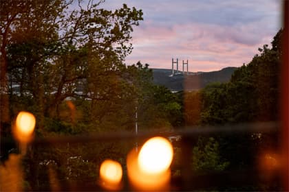 Balkong eller utsiktsbild