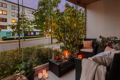 Balkong eller utsiktsbild