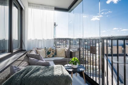 Balkong eller utsiktsbild