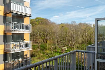 Balkong eller utsiktsbild