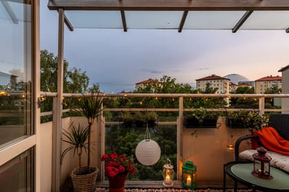 Balkong eller utsiktsbild