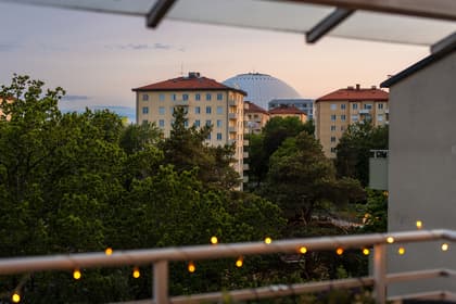 Balkong eller utsiktsbild