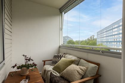 Balkong eller utsiktsbild