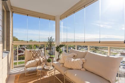 Balkong eller utsiktsbild