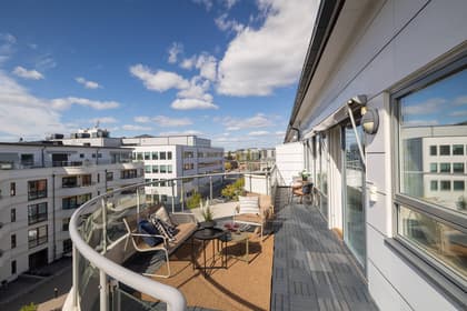 Balkong eller utsiktsbild