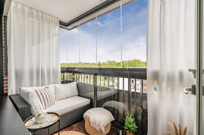 Balkong eller utsiktsbild