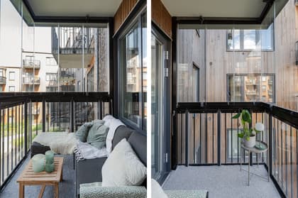 Balkong eller utsiktsbild