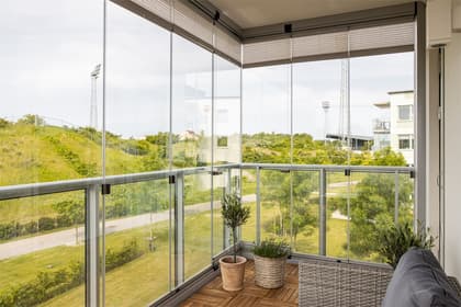 Balkong eller utsiktsbild