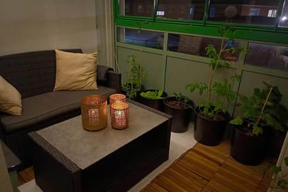 Balkong eller utsiktsbild