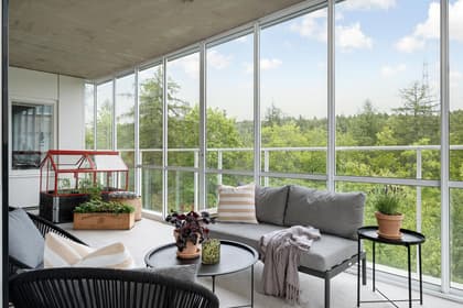 Balkong eller utsiktsbild