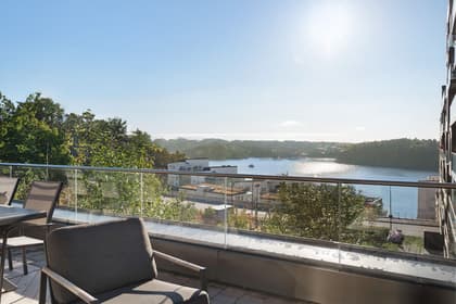 Balkong eller utsiktsbild