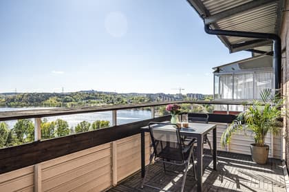 Balkong eller utsiktsbild