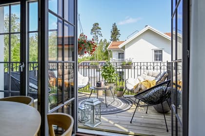 Balkong eller utsiktsbild