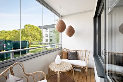 Balkong eller utsiktsbild