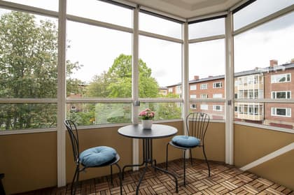 Balkong eller utsiktsbild