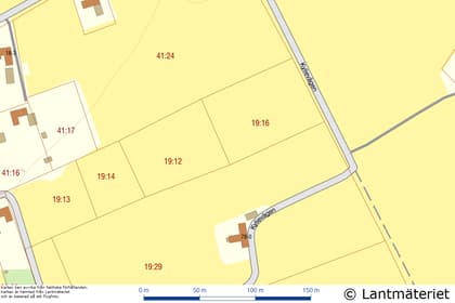 Illustrerad karta över fastigheten eller området