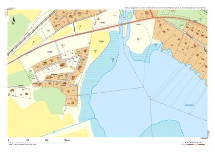 Illustrerad karta över fastigheten eller området
