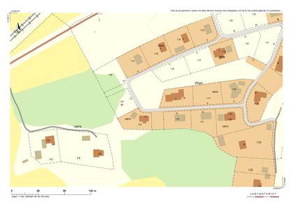 Illustrerad karta över fastigheten eller området