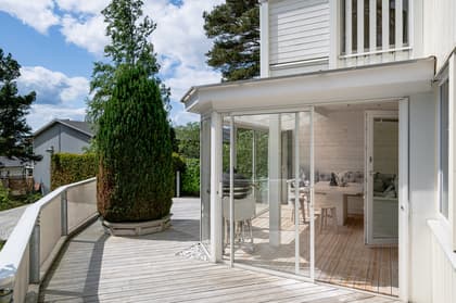 Balkong eller utsiktsbild