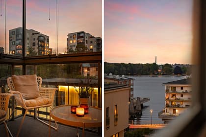 Balkong eller utsiktsbild