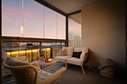 Balkong eller utsiktsbild