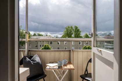 Balkong eller utsiktsbild