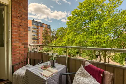 Balkong eller utsiktsbild