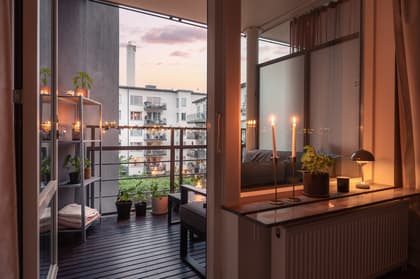 Balkong eller utsiktsbild