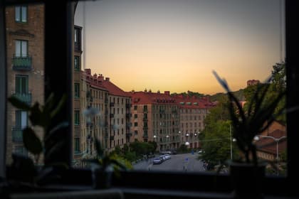 Balkong eller utsiktsbild