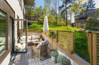 Balkong eller utsiktsbild