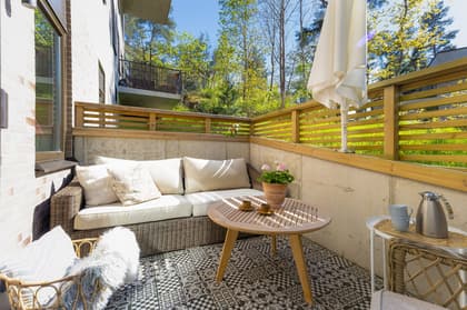 Balkong eller utsiktsbild