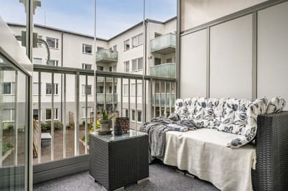 Balkong eller utsiktsbild