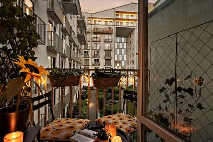 Balkong eller utsiktsbild