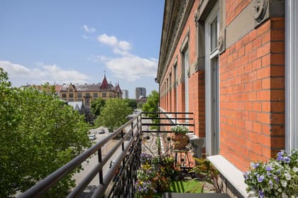 Balkong eller utsiktsbild