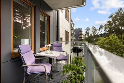 Balkong eller utsiktsbild