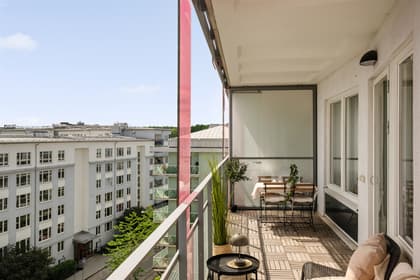 Balkong eller utsiktsbild