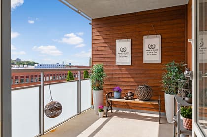 Balkong eller utsiktsbild