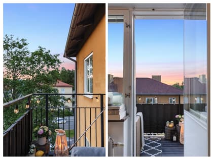 Balkong eller utsiktsbild