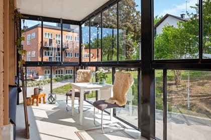 Balkong eller utsiktsbild