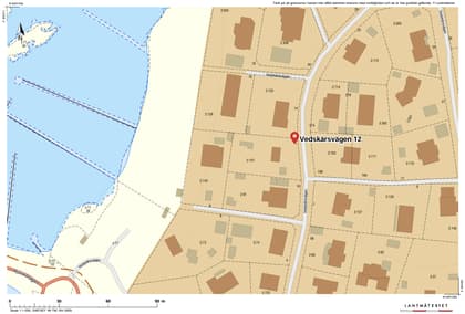 Illustrerad karta över fastigheten eller området