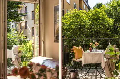 Balkong eller utsiktsbild