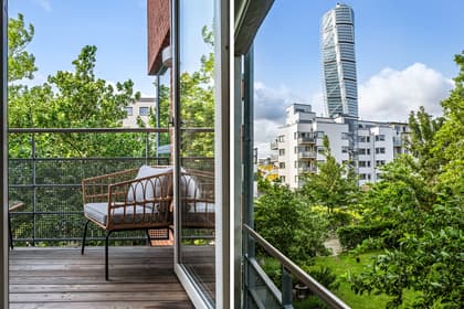 Balkong eller utsiktsbild