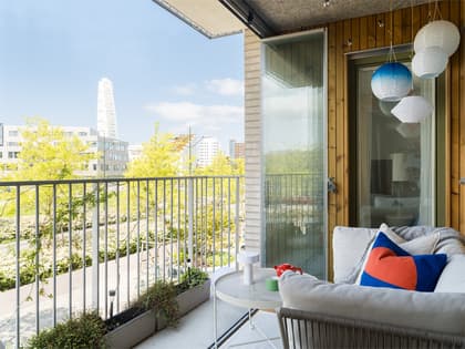 Balkong eller utsiktsbild