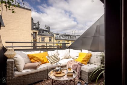 Balkong eller utsiktsbild