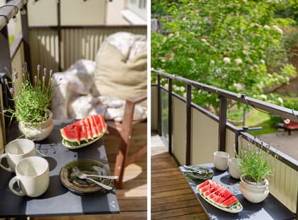 Balkong eller utsiktsbild