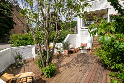 Balkong eller utsiktsbild