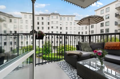 Balkong eller utsiktsbild